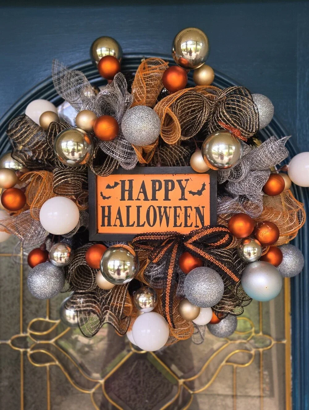 Bubbly Halloween Wreath